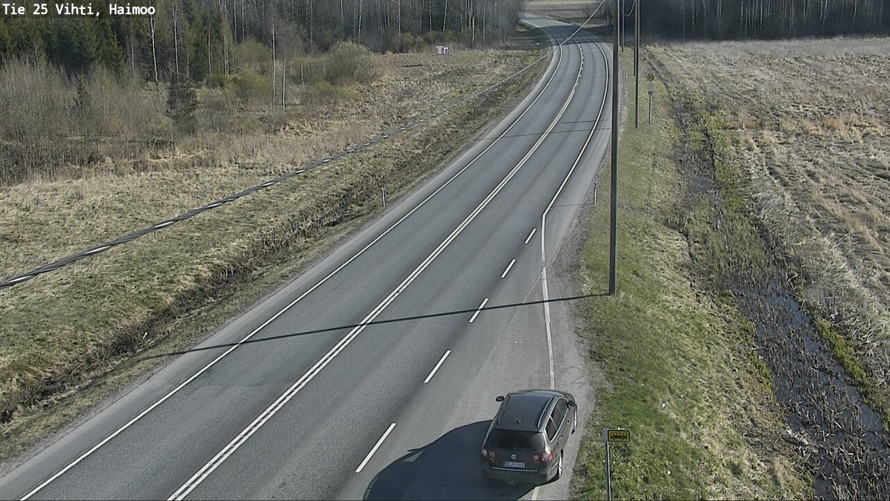 Weather Camera Image Väg 25 Vichtis, Haimoo, Vihti, Uusimaa