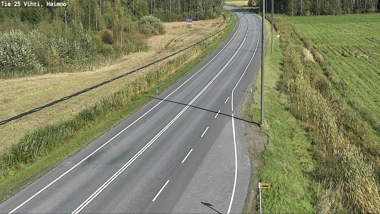 Weather Camera Image Road 25 Vihti, Haimoo, Vihti, Uusimaa