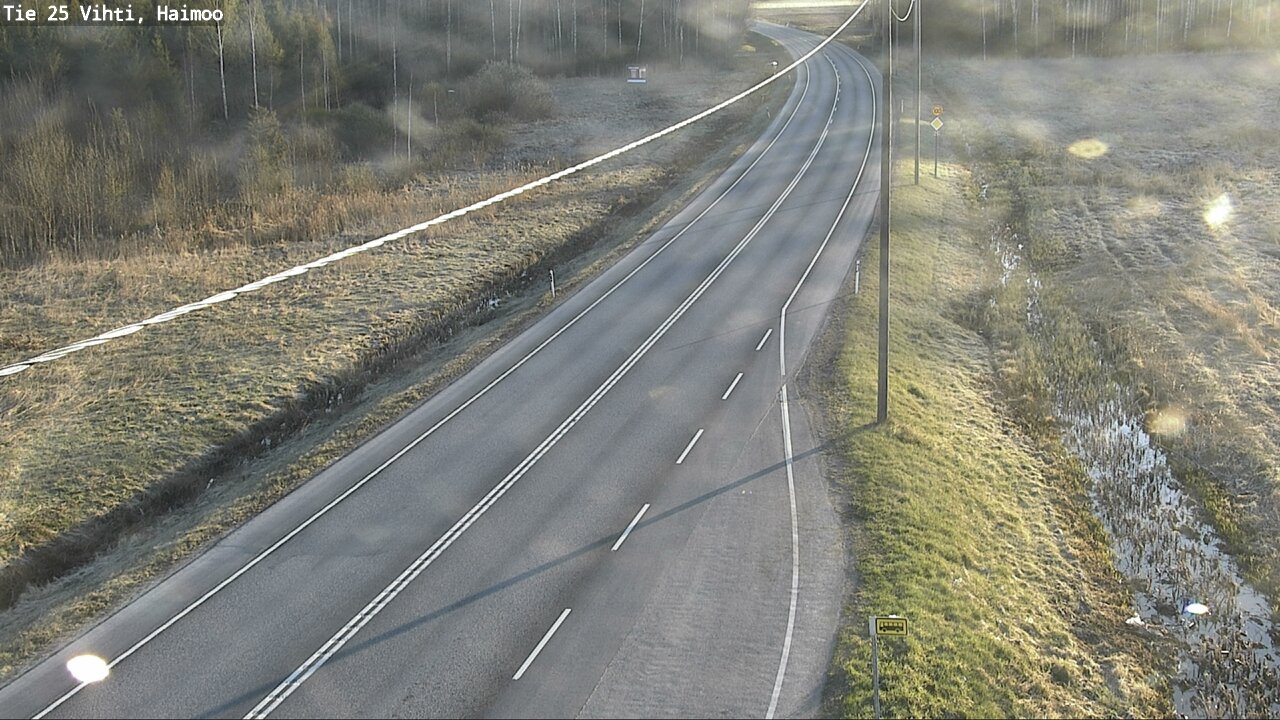 Weather Camera Image Väg 25 Vichtis, Haimoo, Vihti, Uusimaa
