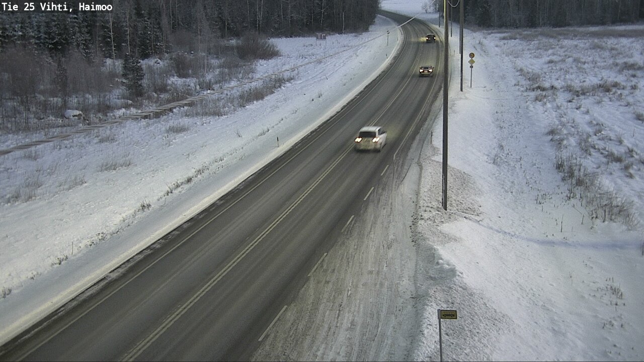 Weather Camera Image Road 25 Vihti, Haimoo, Vihti, Uusimaa
