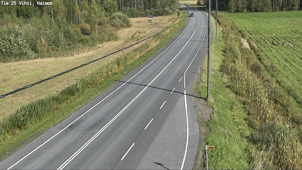 Weather Camera Image Road 25 Vihti, Haimoo, Vihti, Uusimaa
