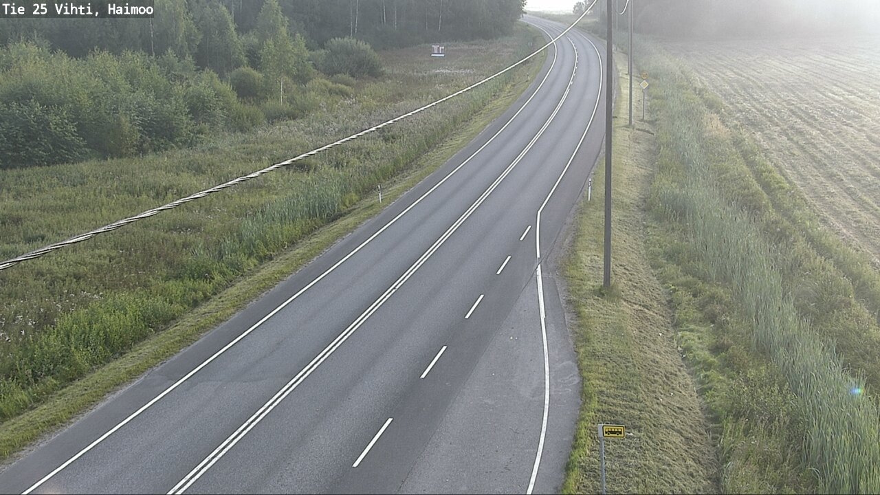 Weather Camera Image Väg 25 Vichtis, Haimoo, Vihti, Uusimaa
