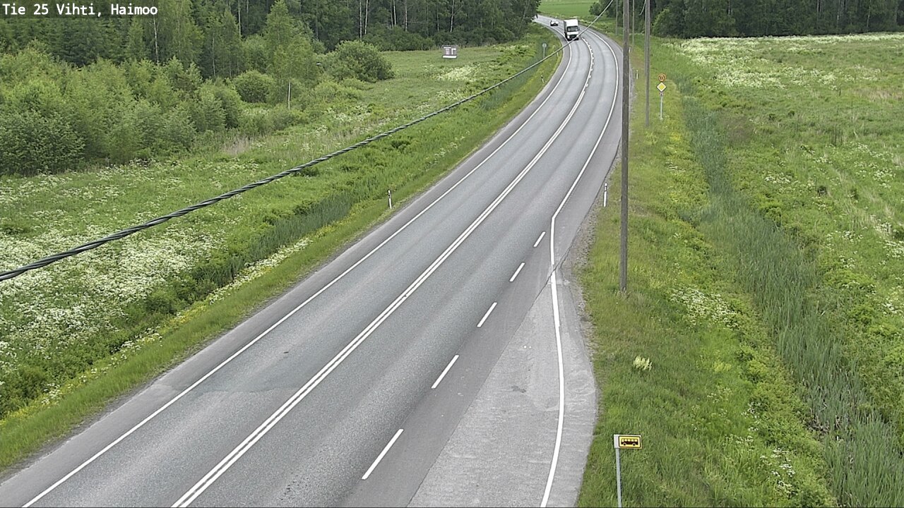 Weather Camera Image Väg 25 Vichtis, Haimoo, Vihti, Uusimaa