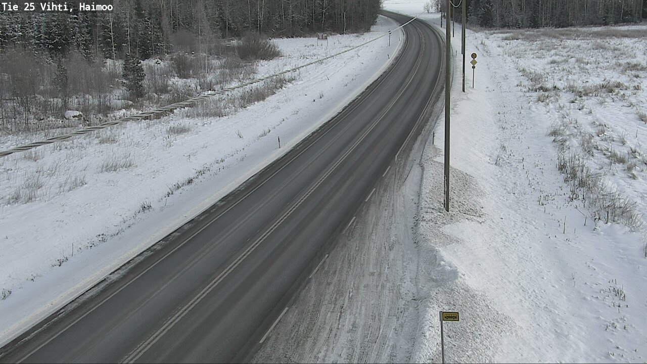 Weather Camera Image Road 25 Vihti, Haimoo, Vihti, Uusimaa