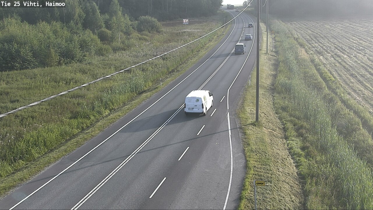 Weather Camera Image Väg 25 Vichtis, Haimoo, Vihti, Uusimaa