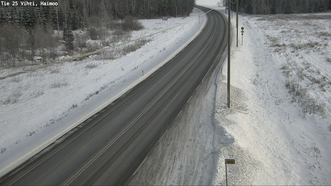 Weather Camera Image Road 25 Vihti, Haimoo, Vihti, Uusimaa