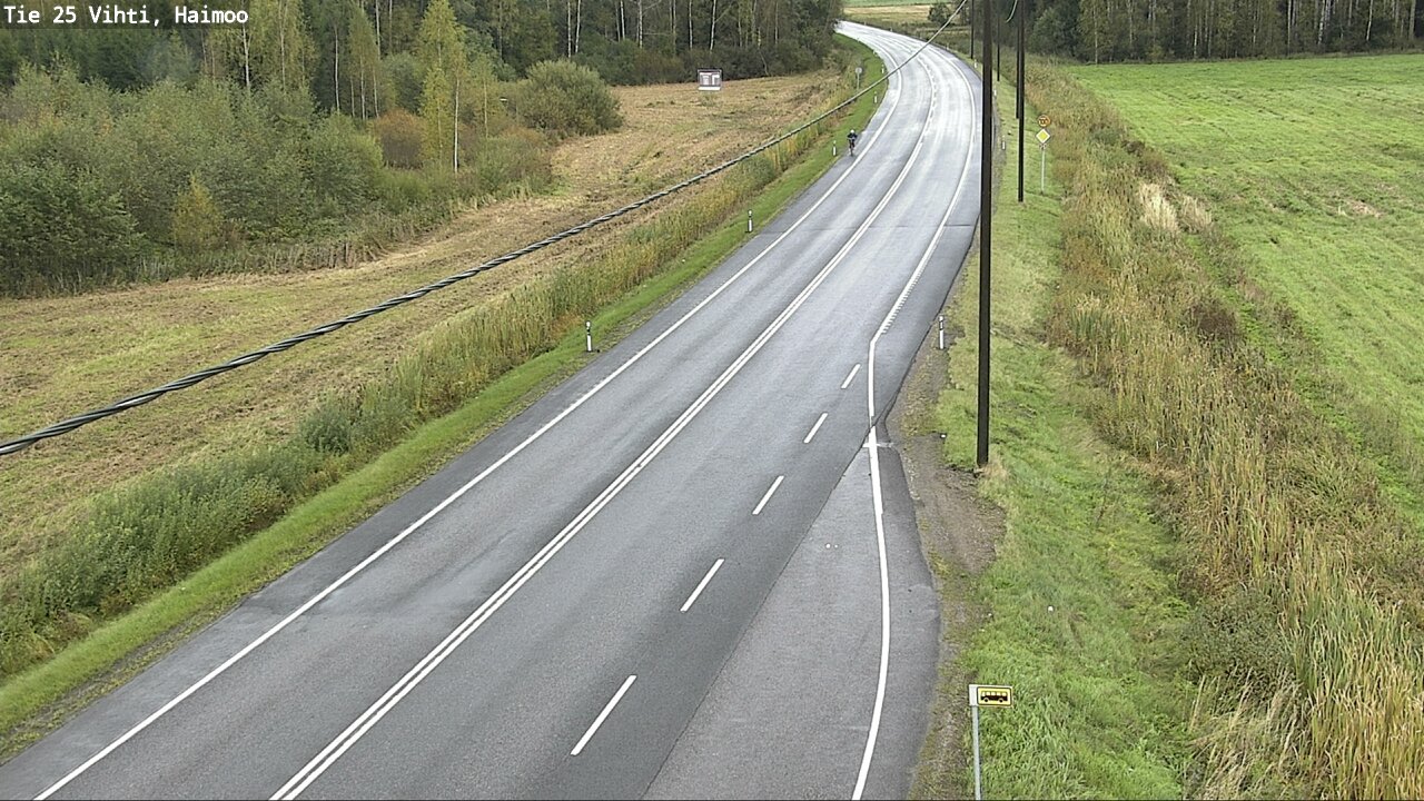 Weather Camera Image Väg 25 Vichtis, Haimoo, Vihti, Uusimaa
