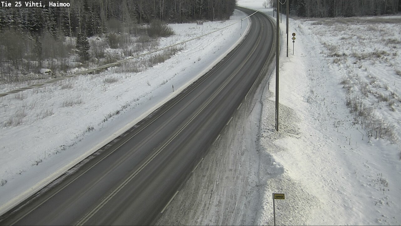 Weather Camera Image Road 25 Vihti, Haimoo, Vihti, Uusimaa