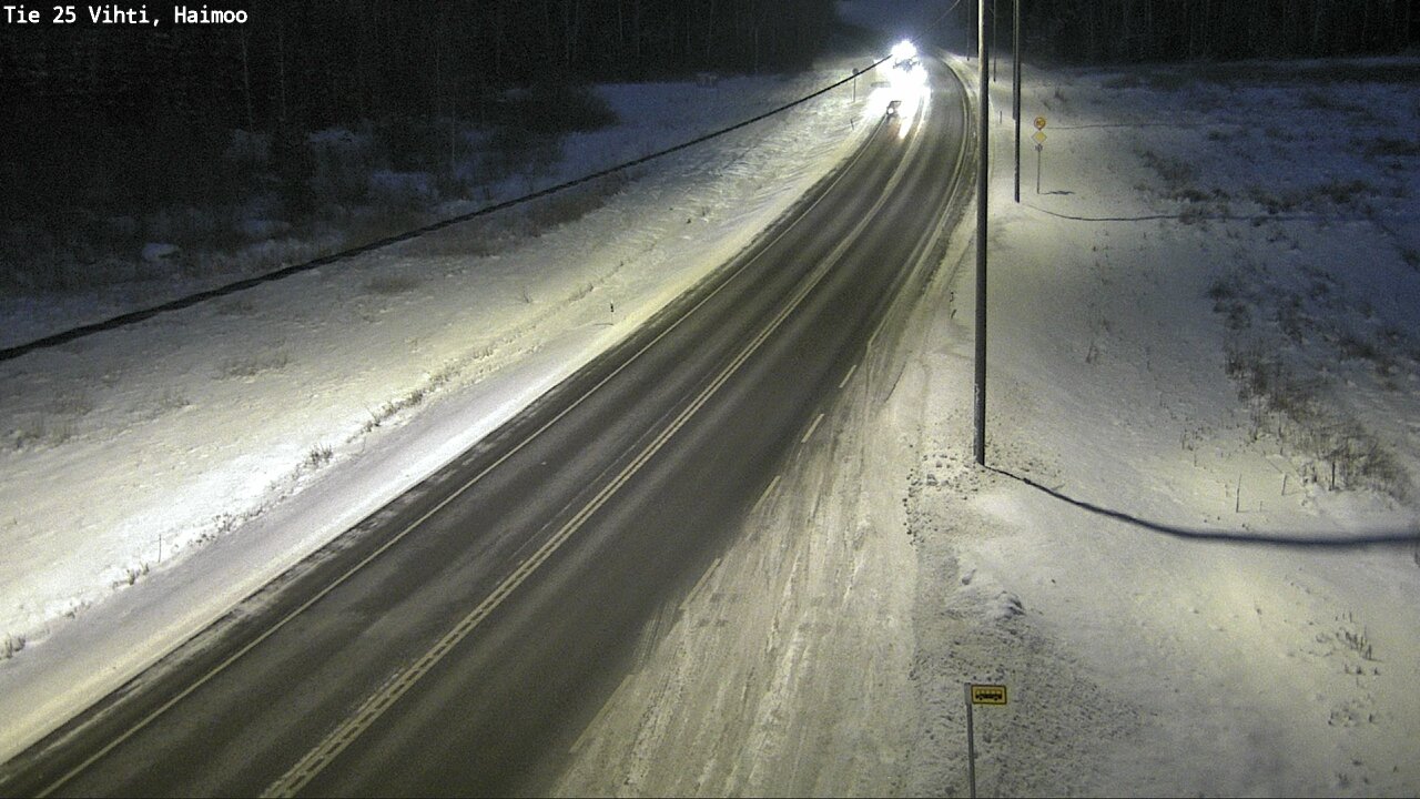 Weather Camera Image Road 25 Vihti, Haimoo, Vihti, Uusimaa