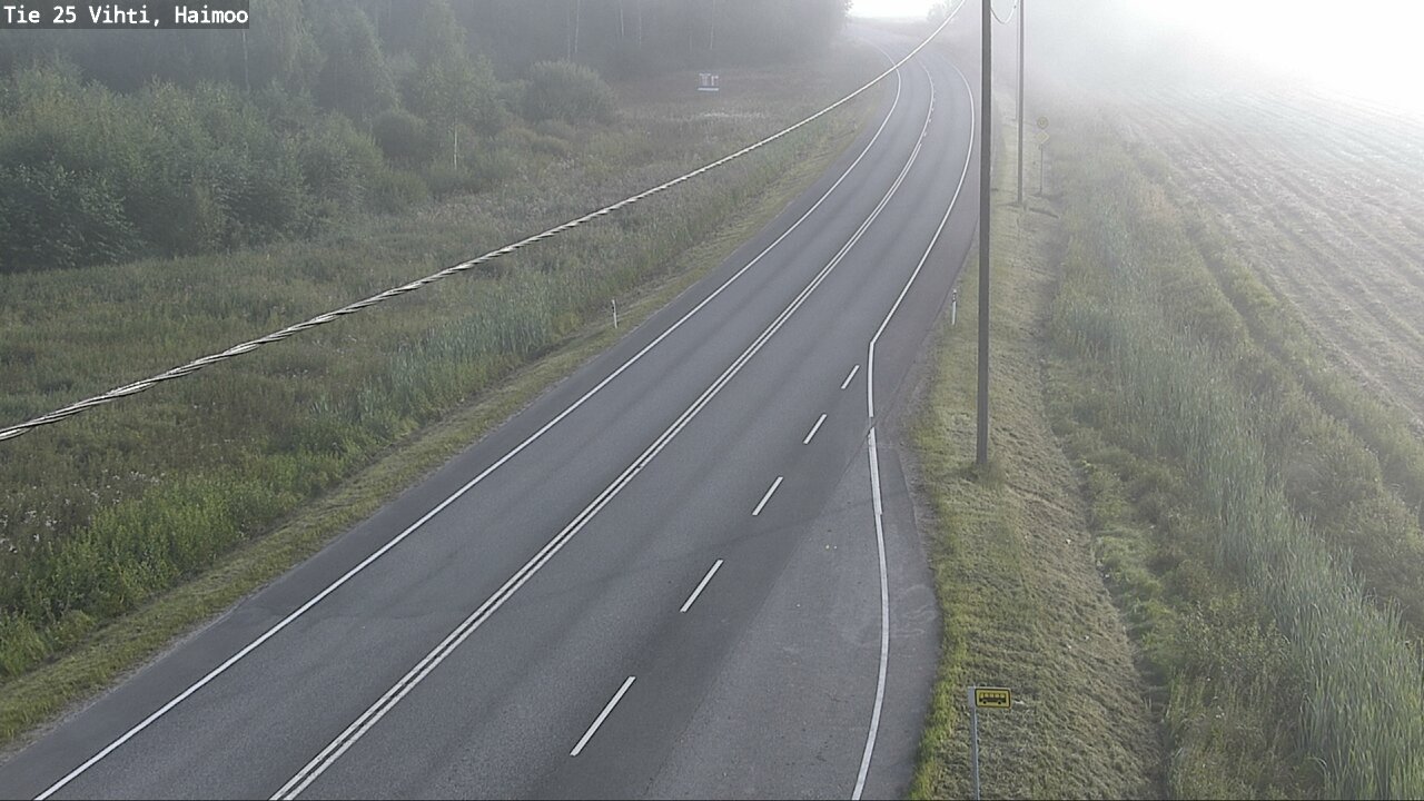 Weather Camera Image Väg 25 Vichtis, Haimoo, Vihti, Uusimaa