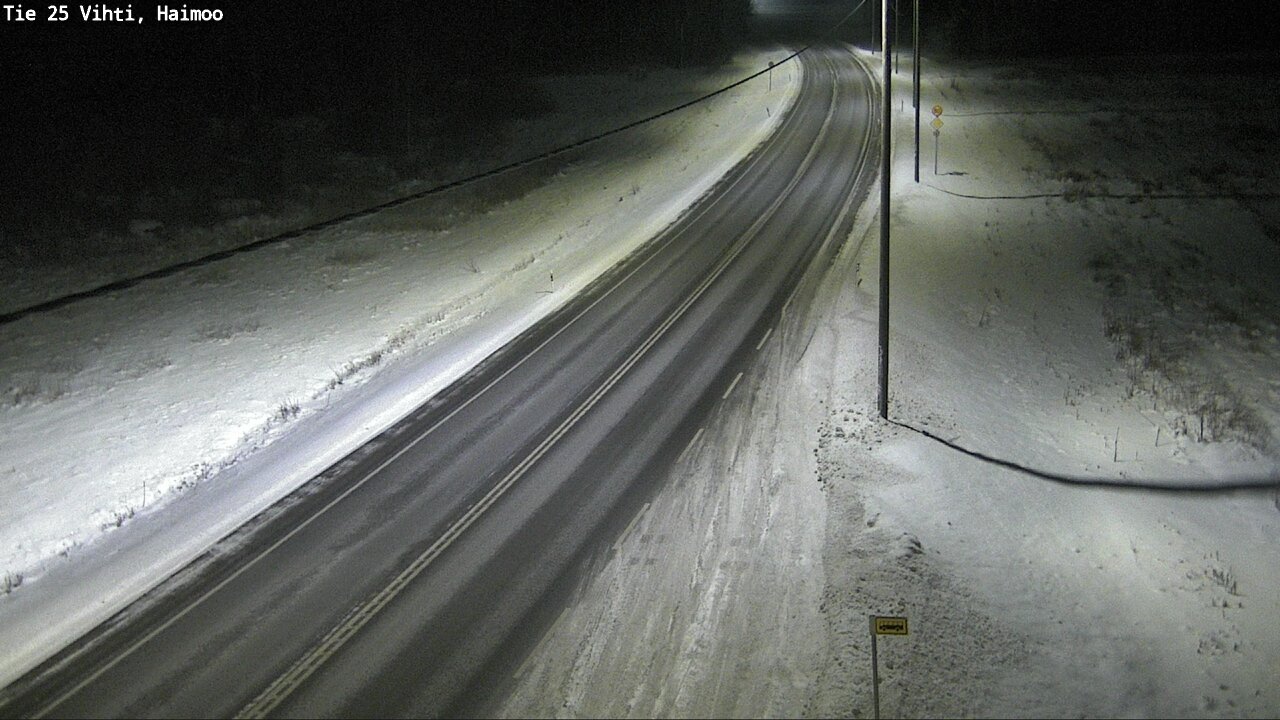 Weather Camera Image Road 25 Vihti, Haimoo, Vihti, Uusimaa