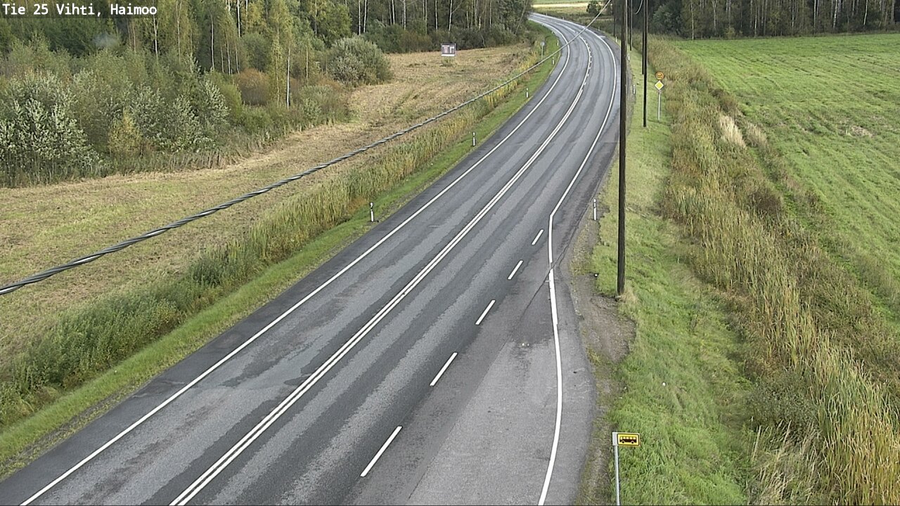 Weather Camera Image Road 25 Vihti, Haimoo, Vihti, Uusimaa