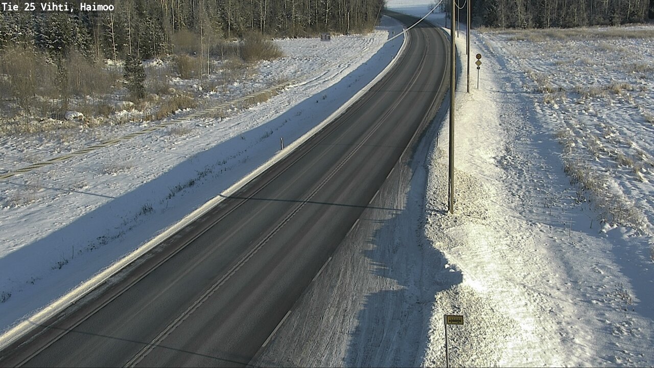 Weather Camera Image Road 25 Vihti, Haimoo, Vihti, Uusimaa