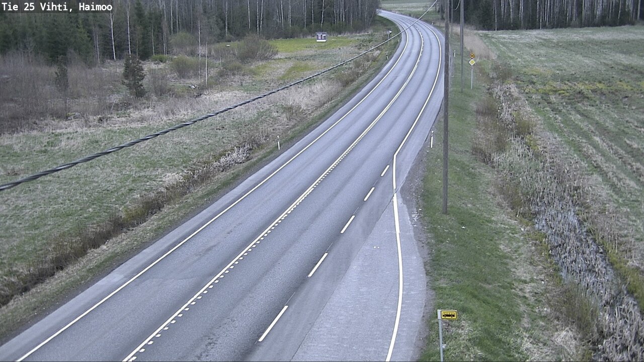 Weather Camera Image Road 25 Vihti, Haimoo, Vihti, Uusimaa