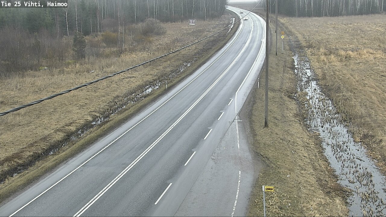 Weather Camera Image Väg 25 Vichtis, Haimoo, Vihti, Uusimaa