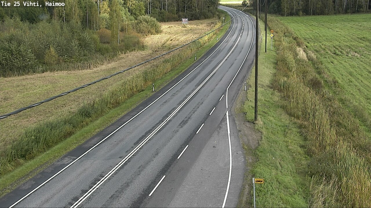 Weather Camera Image Road 25 Vihti, Haimoo, Vihti, Uusimaa