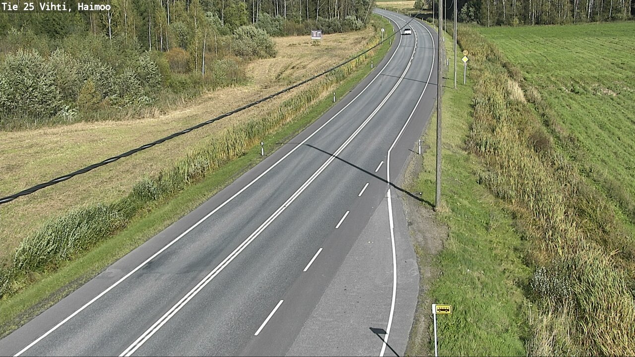 Weather Camera Image Road 25 Vihti, Haimoo, Vihti, Uusimaa