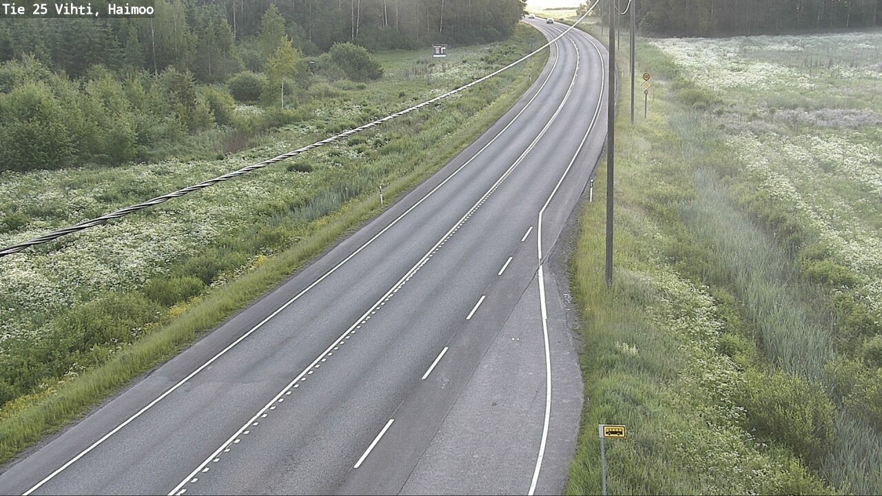 Weather Camera Image Road 25 Vihti, Haimoo, Vihti, Uusimaa