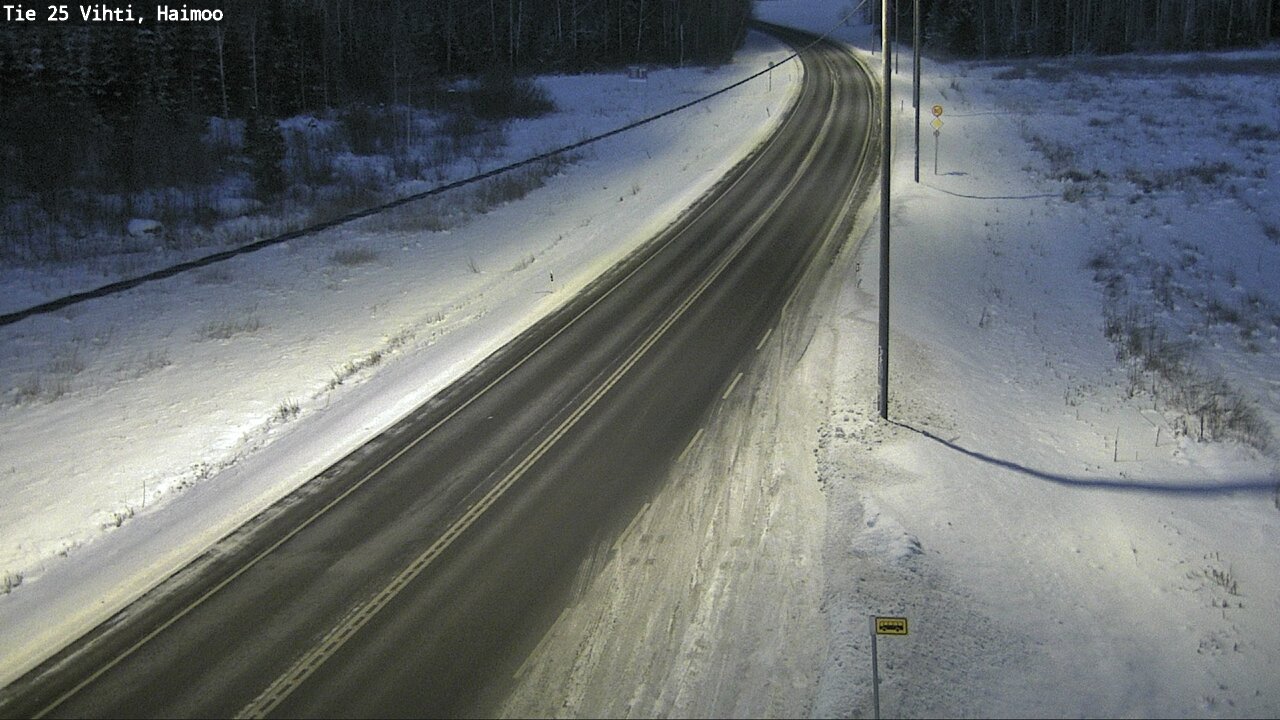 Weather Camera Image Road 25 Vihti, Haimoo, Vihti, Uusimaa