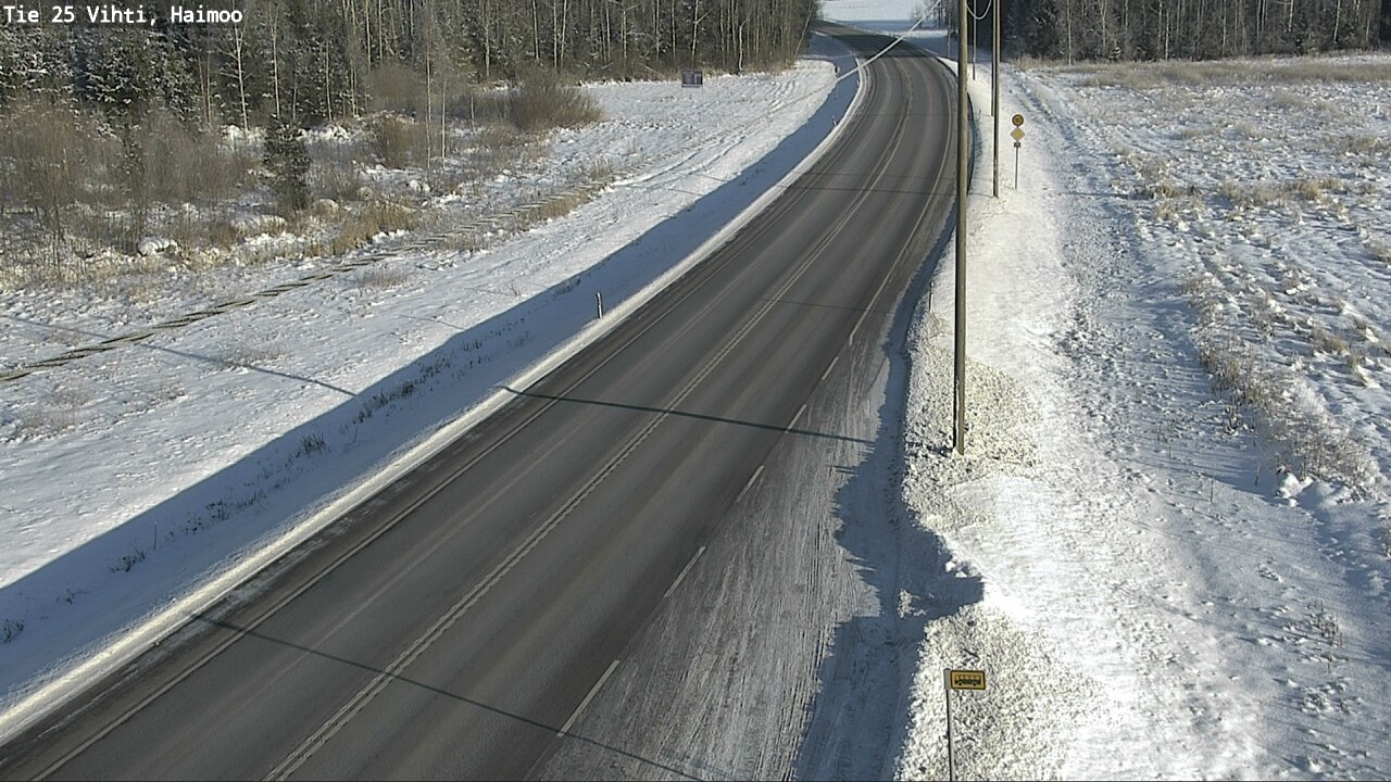 Weather Camera Image Road 25 Vihti, Haimoo, Vihti, Uusimaa