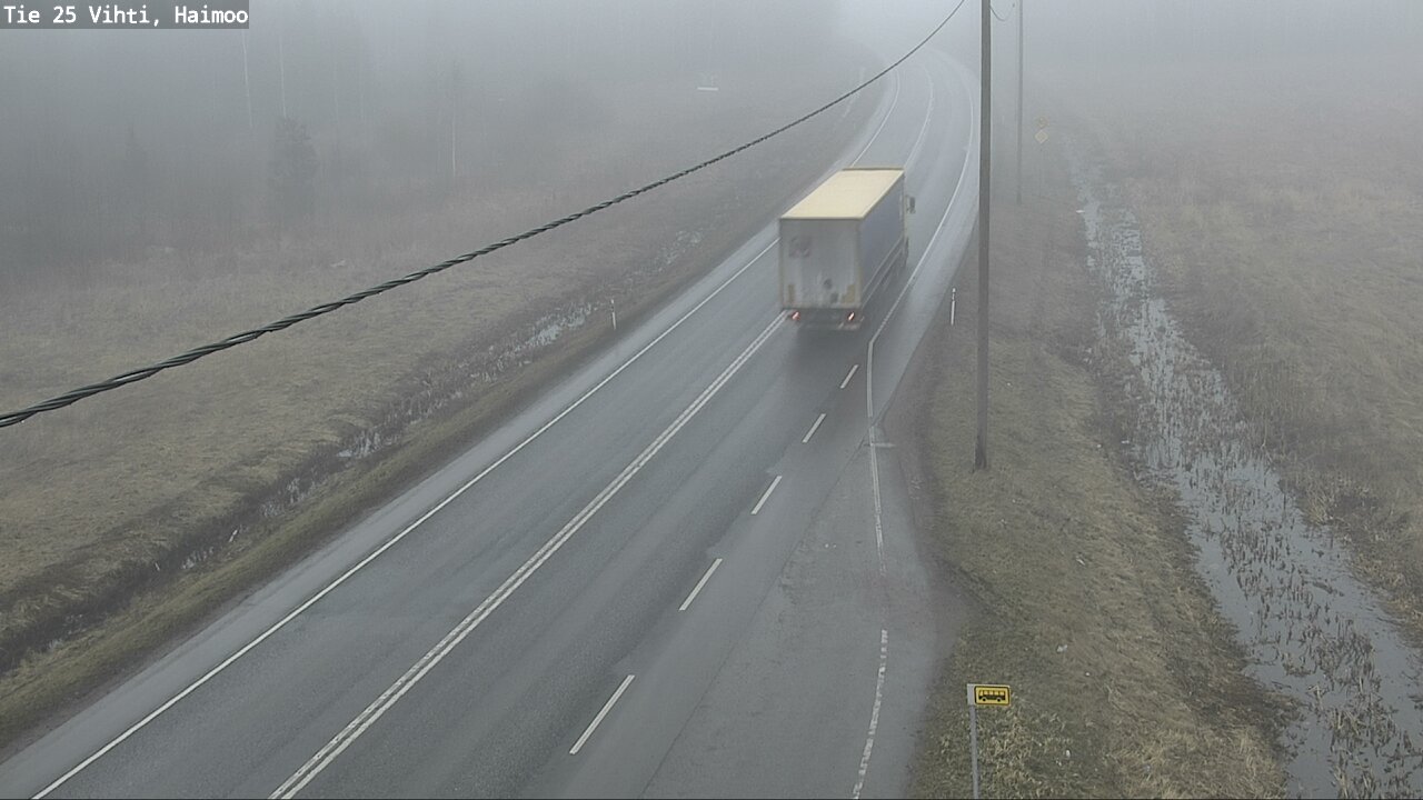Weather Camera Image Väg 25 Vichtis, Haimoo, Vihti, Uusimaa