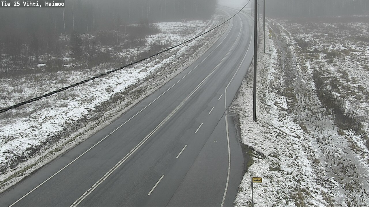 Weather Camera Image Väg 25 Vichtis, Haimoo, Vihti, Uusimaa