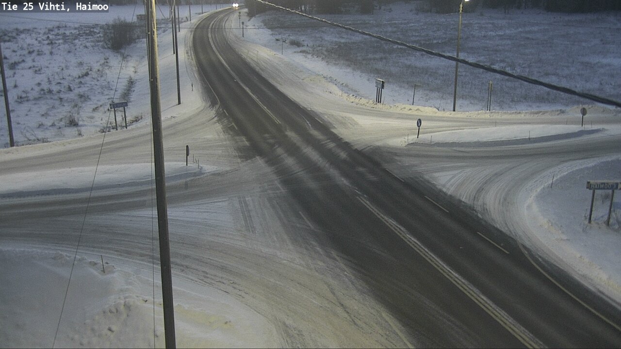 Weather Camera Image Väg 25 Vichtis, Haimoo, Vihti, Uusimaa