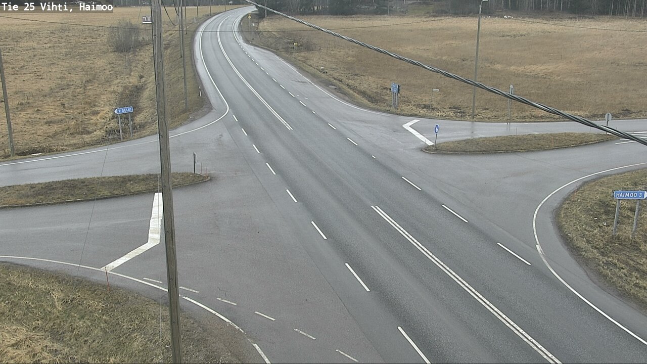 Weather Camera Image Road 25 Vihti, Haimoo, Vihti, Uusimaa