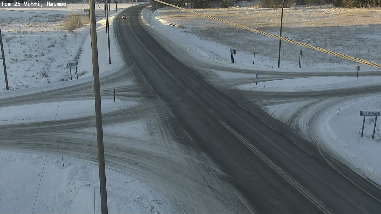 Weather Camera Image Väg 25 Vichtis, Haimoo, Vihti, Uusimaa