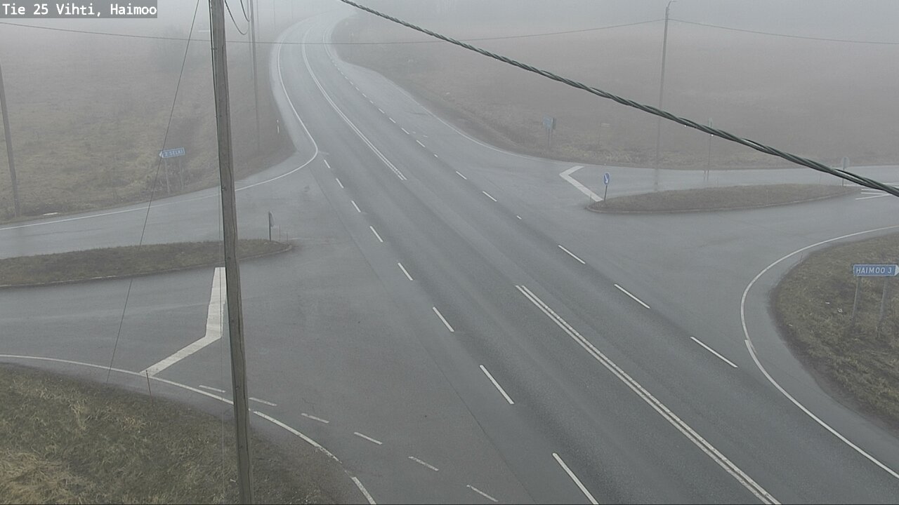 Weather Camera Image Väg 25 Vichtis, Haimoo, Vihti, Uusimaa