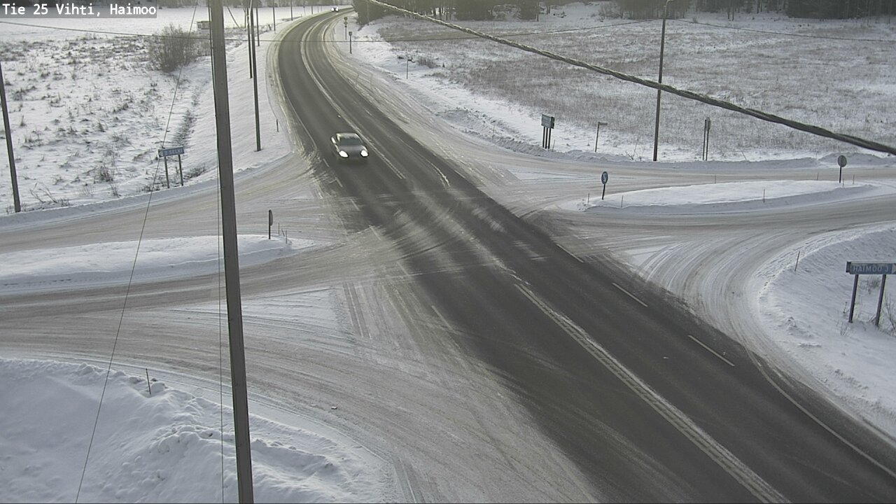 Weather Camera Image Väg 25 Vichtis, Haimoo, Vihti, Uusimaa