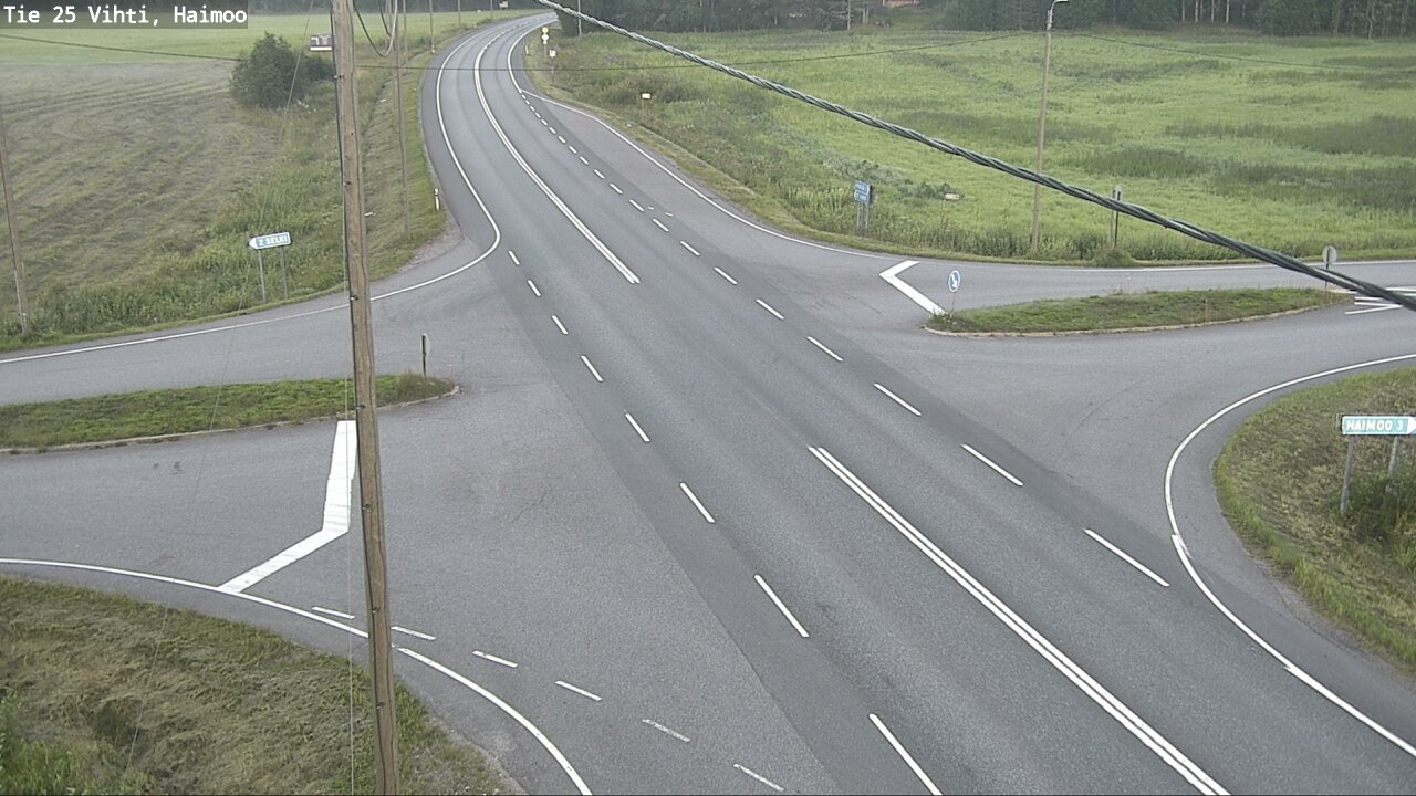 Weather Camera Image Road 25 Vihti, Haimoo, Vihti, Uusimaa