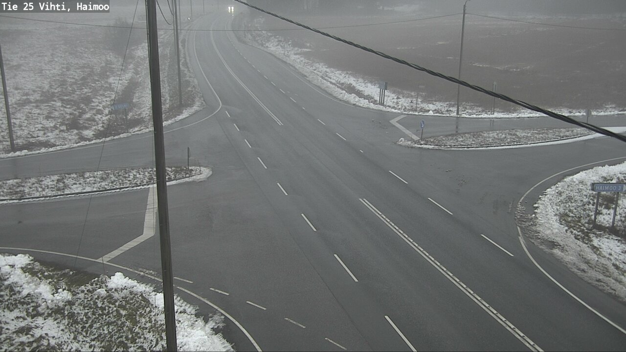 Weather Camera Image Road 25 Vihti, Haimoo, Vihti, Uusimaa