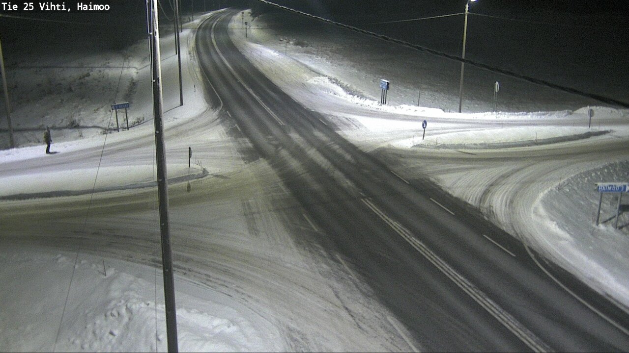Weather Camera Image Väg 25 Vichtis, Haimoo, Vihti, Uusimaa