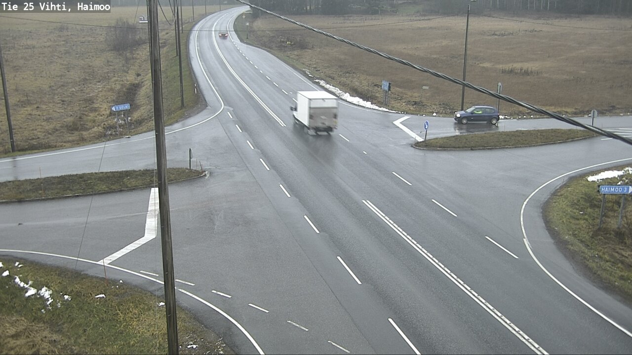 Weather Camera Image Väg 25 Vichtis, Haimoo, Vihti, Uusimaa