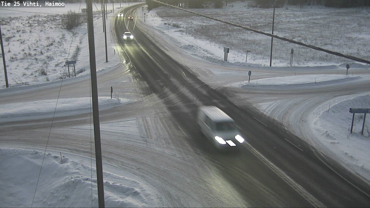 Weather Camera Image Väg 25 Vichtis, Haimoo, Vihti, Uusimaa