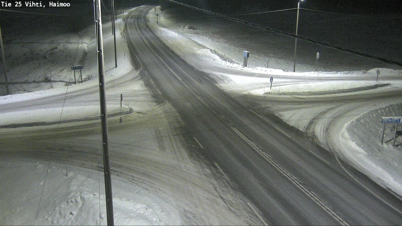 Weather Camera Image Väg 25 Vichtis, Haimoo, Vihti, Uusimaa