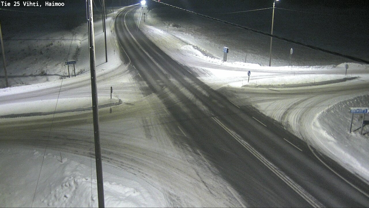 Weather Camera Image Väg 25 Vichtis, Haimoo, Vihti, Uusimaa