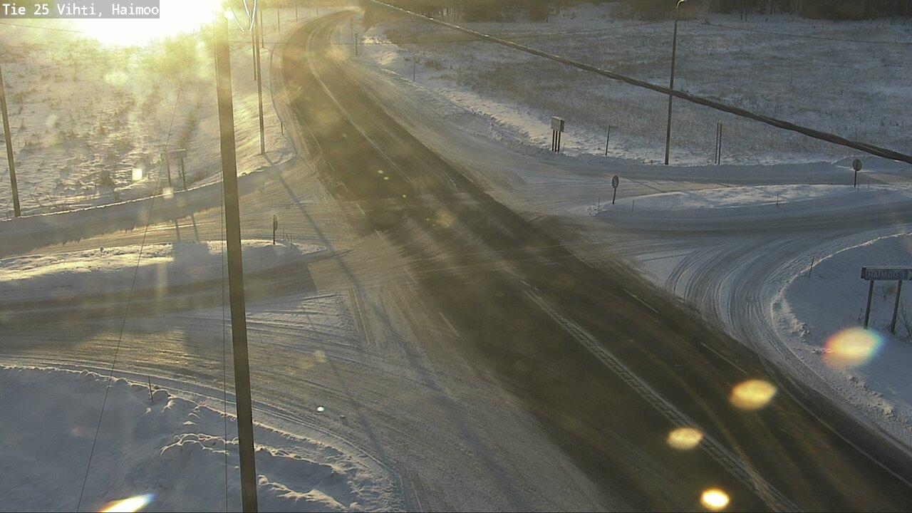 Weather Camera Image Väg 25 Vichtis, Haimoo, Vihti, Uusimaa