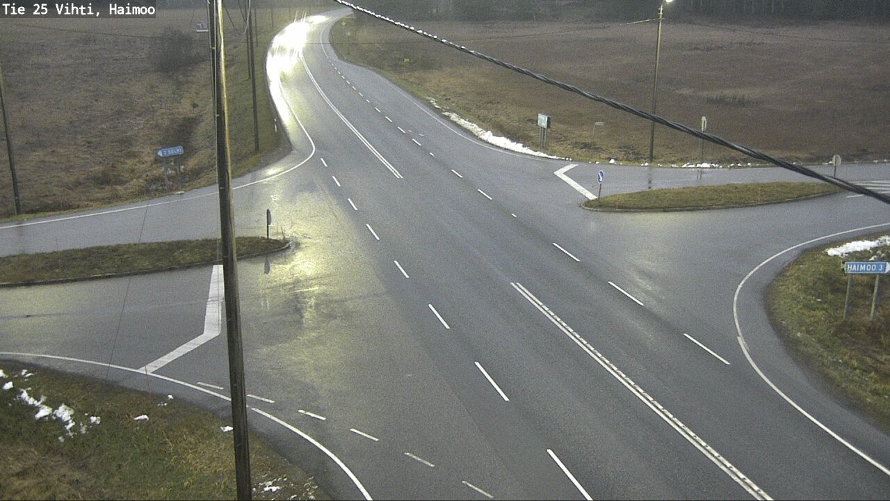 Weather Camera Image Väg 25 Vichtis, Haimoo, Vihti, Uusimaa