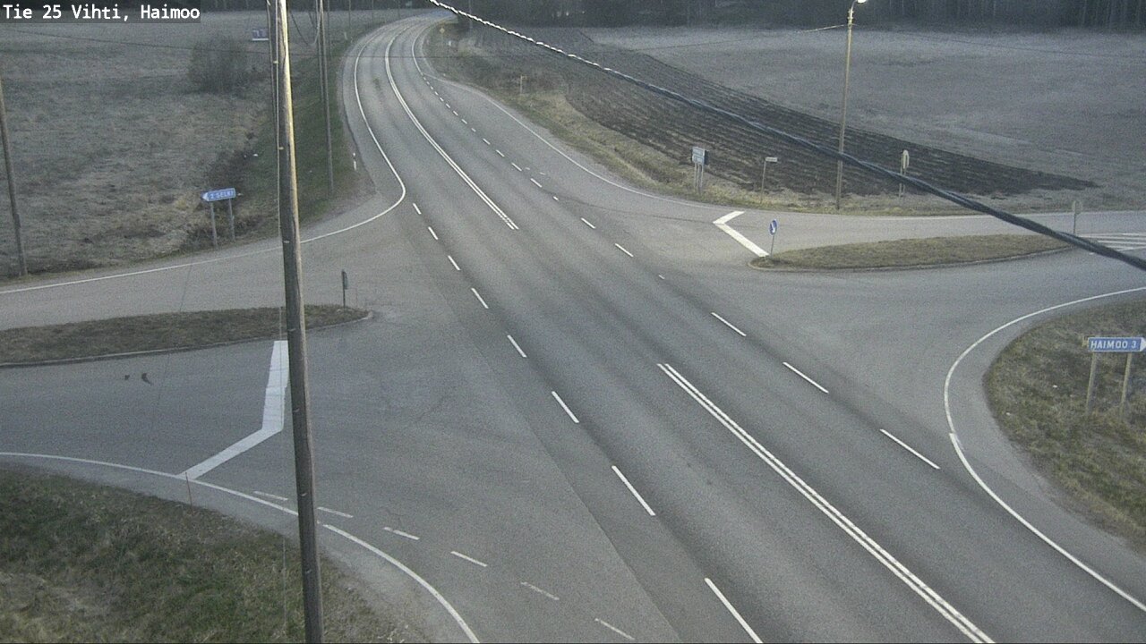 Weather Camera Image Road 25 Vihti, Haimoo, Vihti, Uusimaa