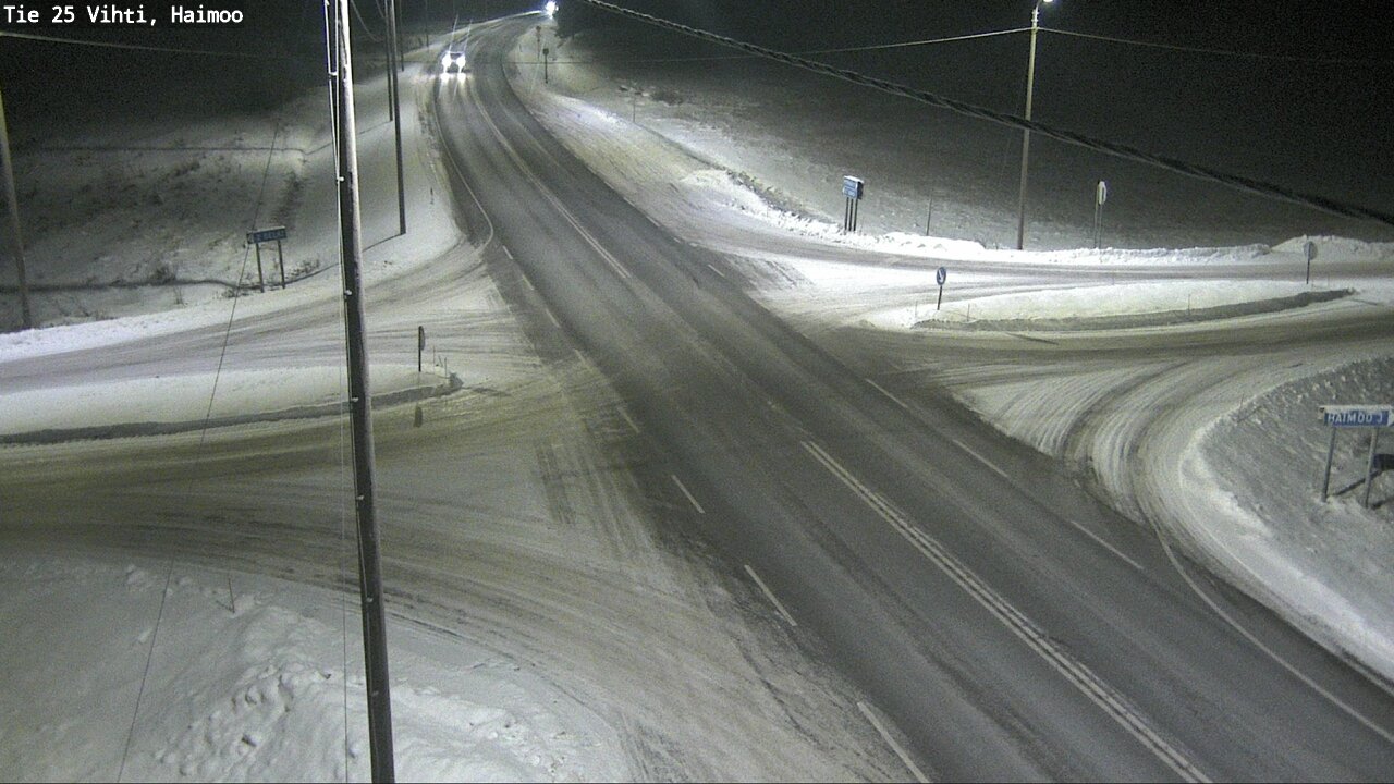 Weather Camera Image Väg 25 Vichtis, Haimoo, Vihti, Uusimaa