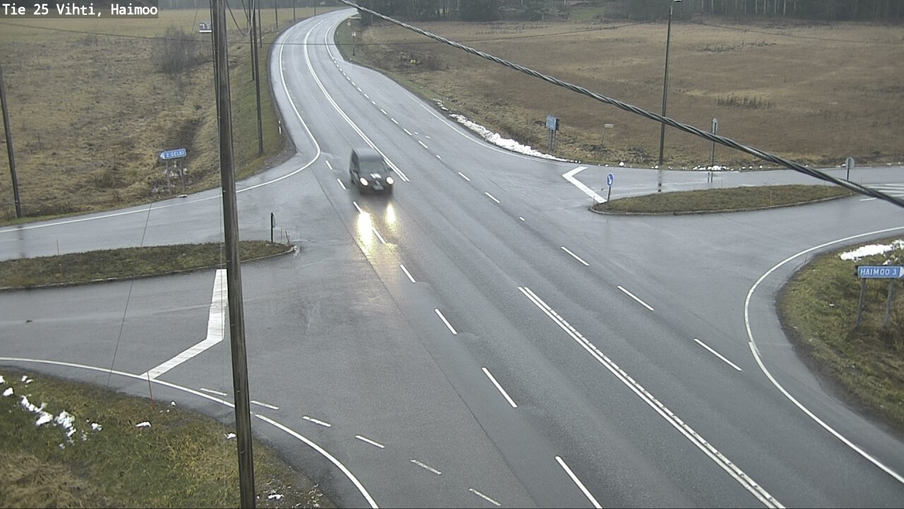 Weather Camera Image Väg 25 Vichtis, Haimoo, Vihti, Uusimaa