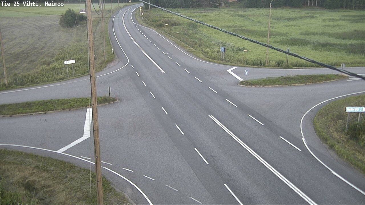 Weather Camera Image Road 25 Vihti, Haimoo, Vihti, Uusimaa