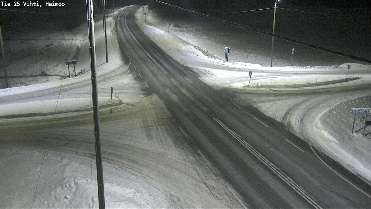 Weather Camera Image Väg 25 Vichtis, Haimoo, Vihti, Uusimaa