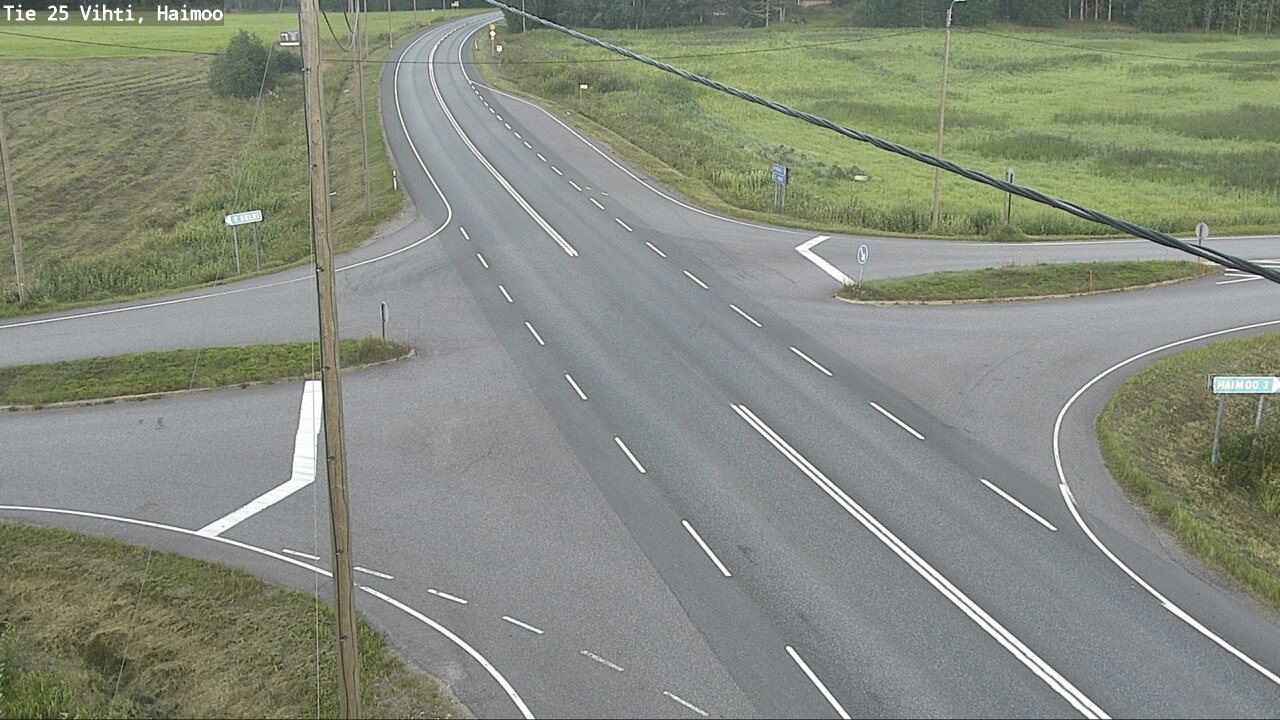Weather Camera Image Road 25 Vihti, Haimoo, Vihti, Uusimaa