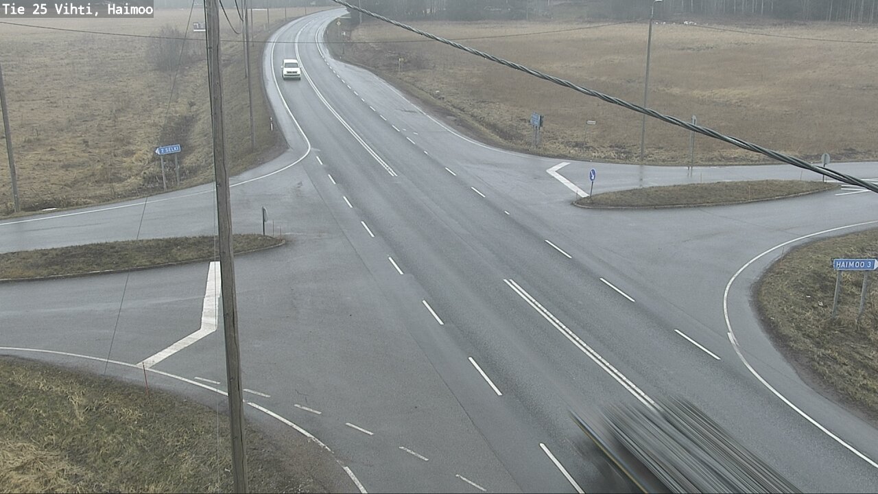 Weather Camera Image Väg 25 Vichtis, Haimoo, Vihti, Uusimaa