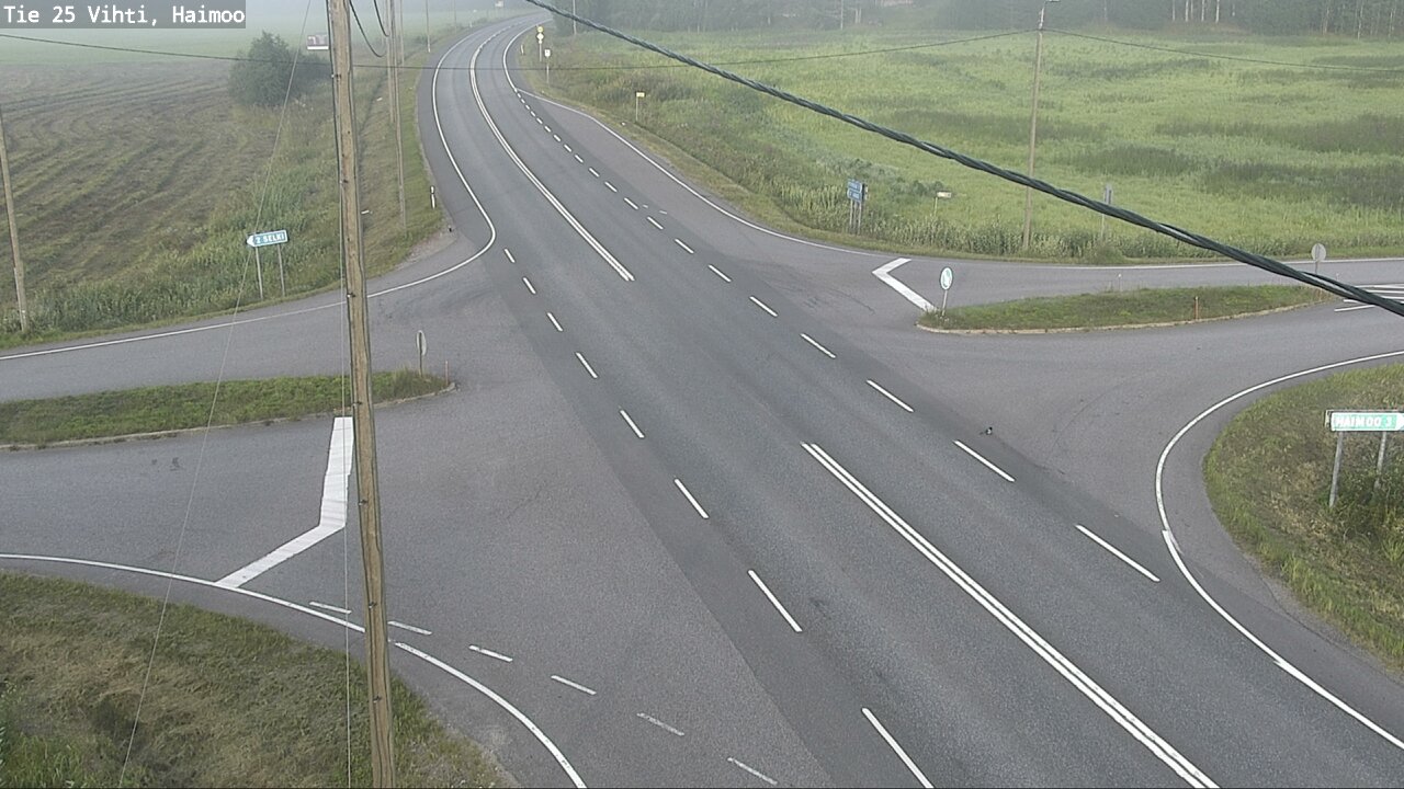 Weather Camera Image Road 25 Vihti, Haimoo, Vihti, Uusimaa