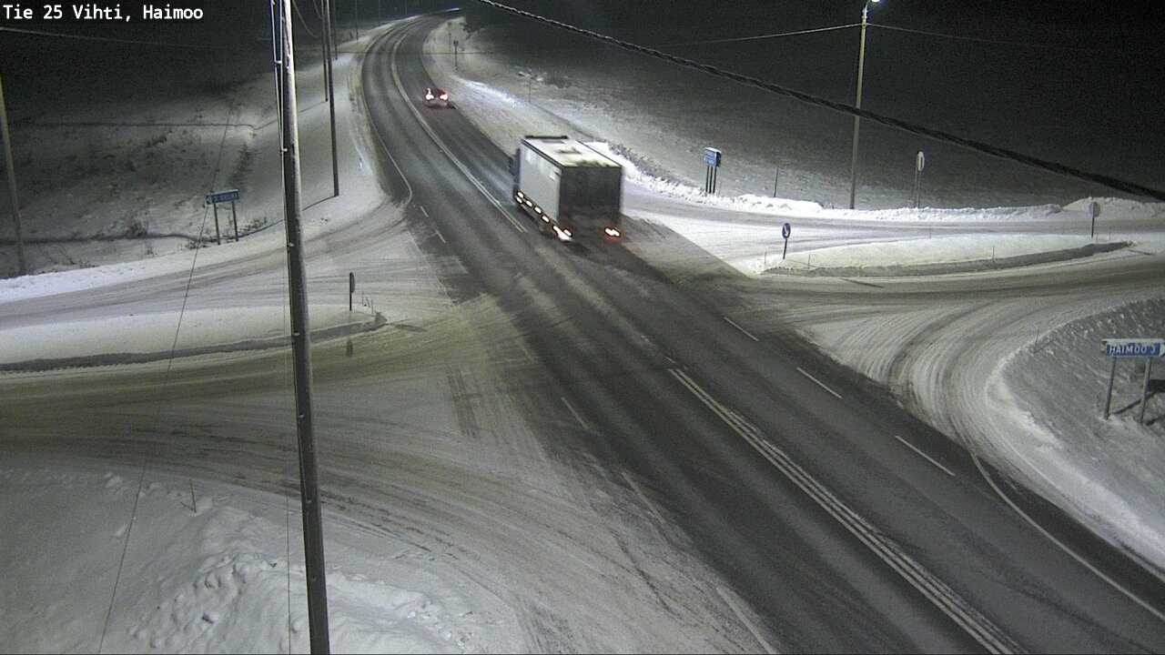Weather Camera Image Väg 25 Vichtis, Haimoo, Vihti, Uusimaa