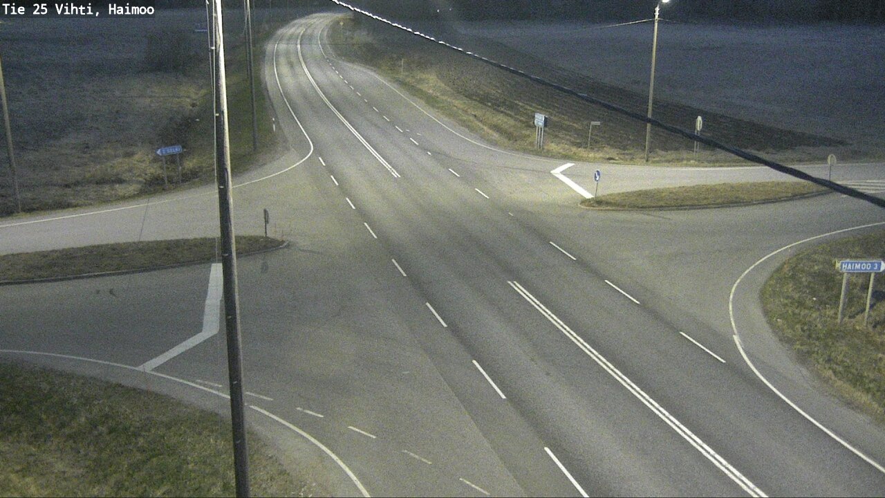 Weather Camera Image Road 25 Vihti, Haimoo, Vihti, Uusimaa